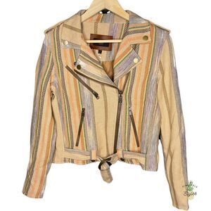 FRYE Aztec Carly Moto Jacket 